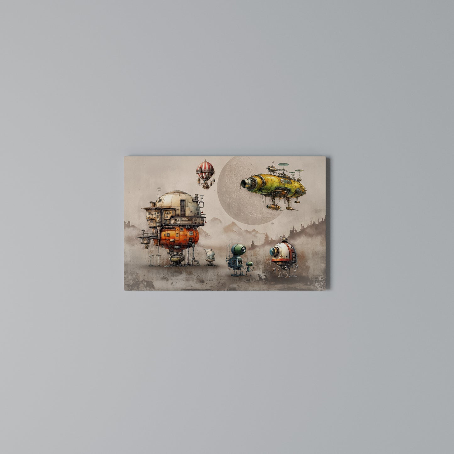 MACHINARIUM MACHINES Stampa su tela orizzontale