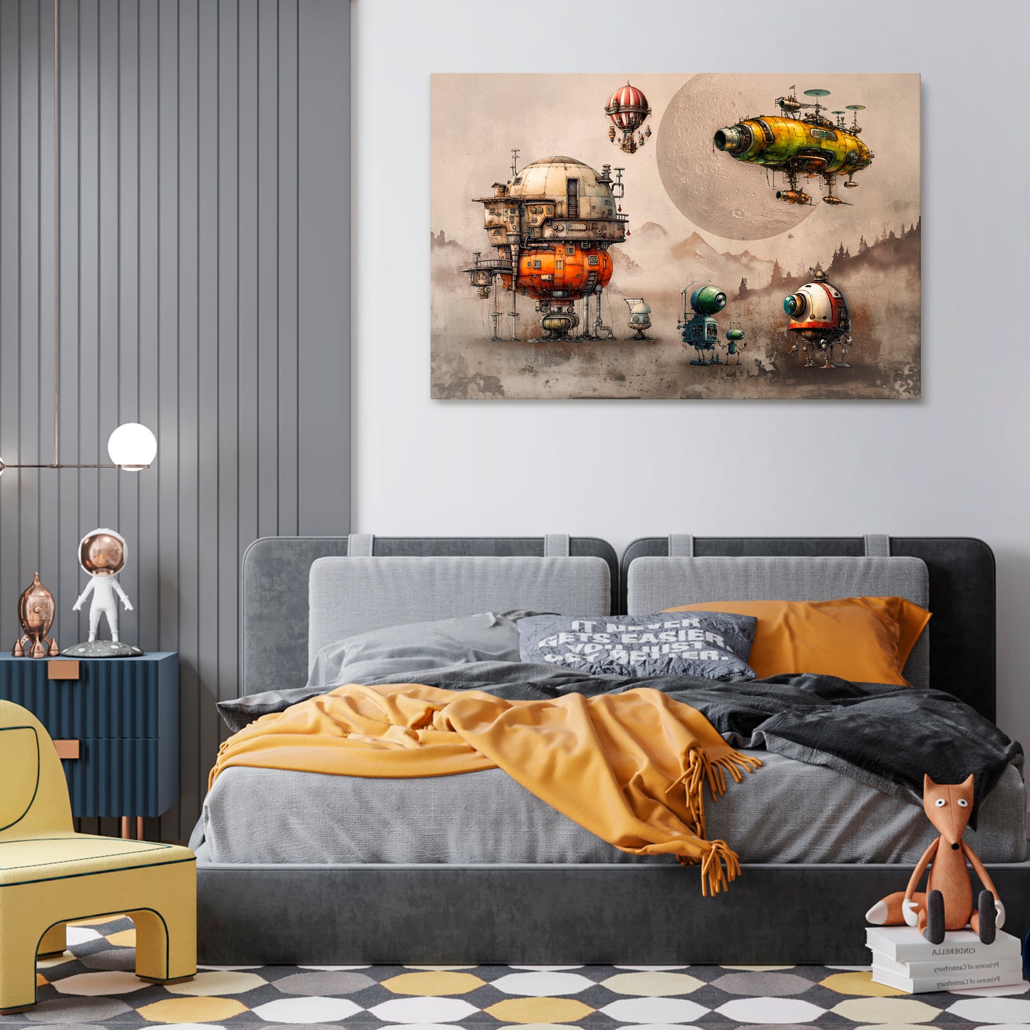 MACHINARIUM MACHINES Stampa su tela orizzontale
