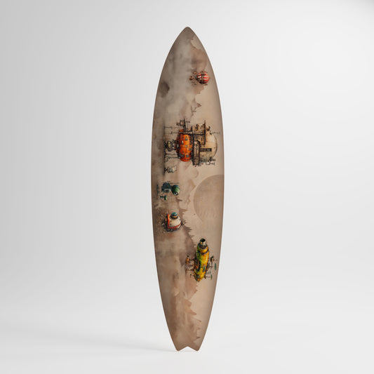 MACHINARIUM MACHINES Decorative Plywood Surfboard