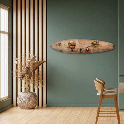 MACHINARIUM MACHINES Decorative Plywood Surfboard