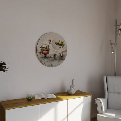MACHINARIUM MACHINES Round Wall Art