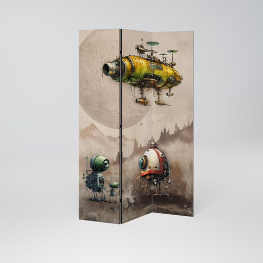 MACHINARIUM MACHINES Divisorio decorativo per ambienti a 3 pannelli