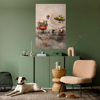 MACHINARIUM MACHINES Poster verticale staccabile e attaccabile
