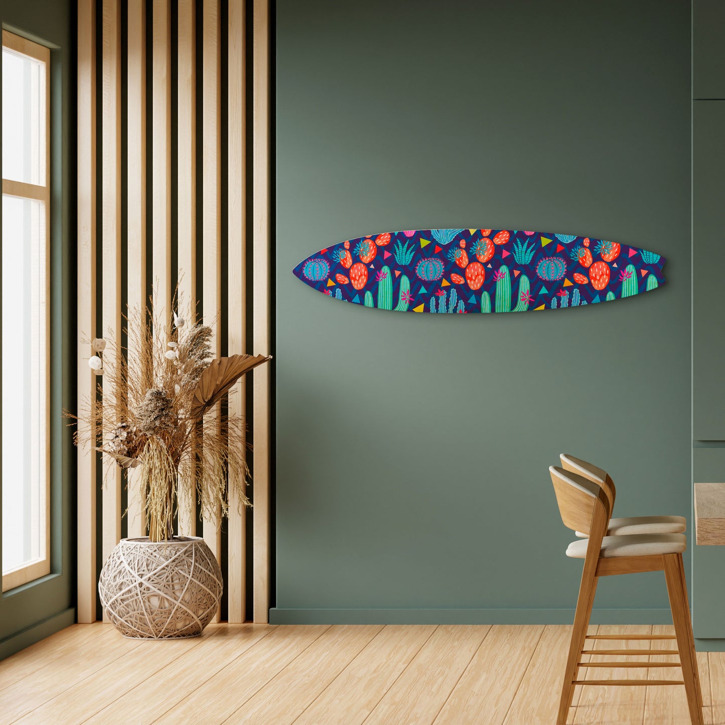CACTUS VIBES Surfboard Decorative Panel
