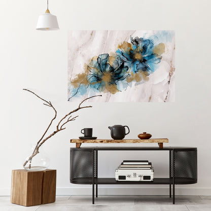 Poster orizzontale staccabile e attaccabile SPLASHED ELEGANCE