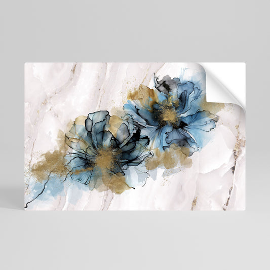 Poster orizzontale staccabile e attaccabile SPLASHED ELEGANCE