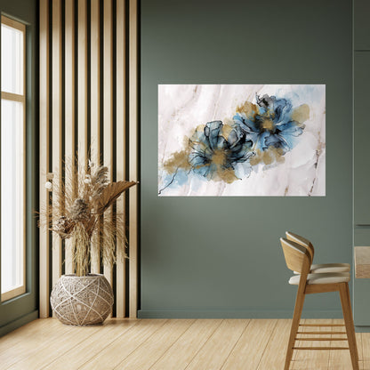 Poster orizzontale staccabile e attaccabile SPLASHED ELEGANCE