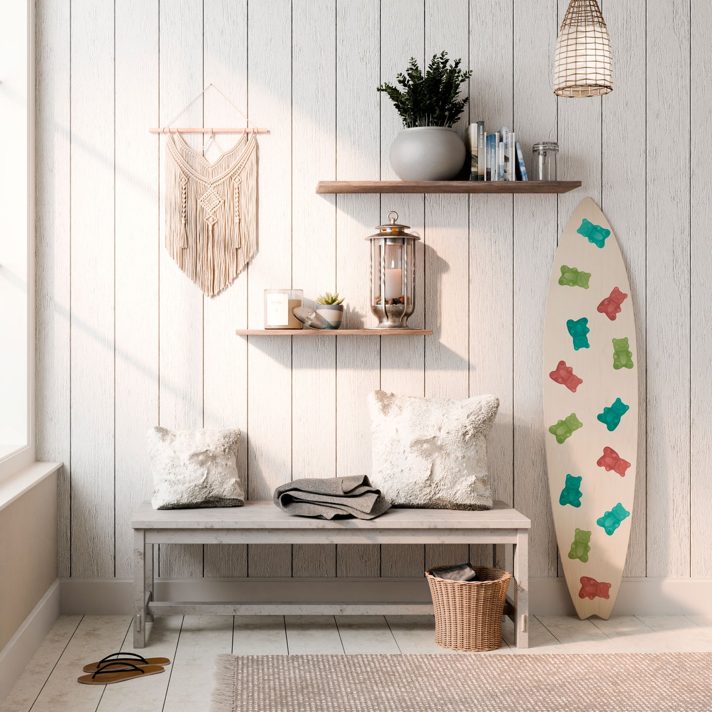 GUMMY BEARS Surfboard Decorative Panel