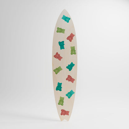 GUMMY BEARS Decorative Plywood Surfboard