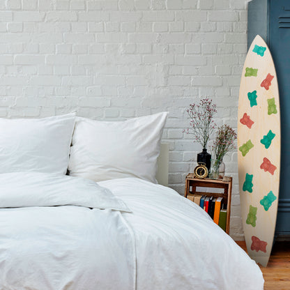 GUMMY BEARS Decorative Plywood Surfboard