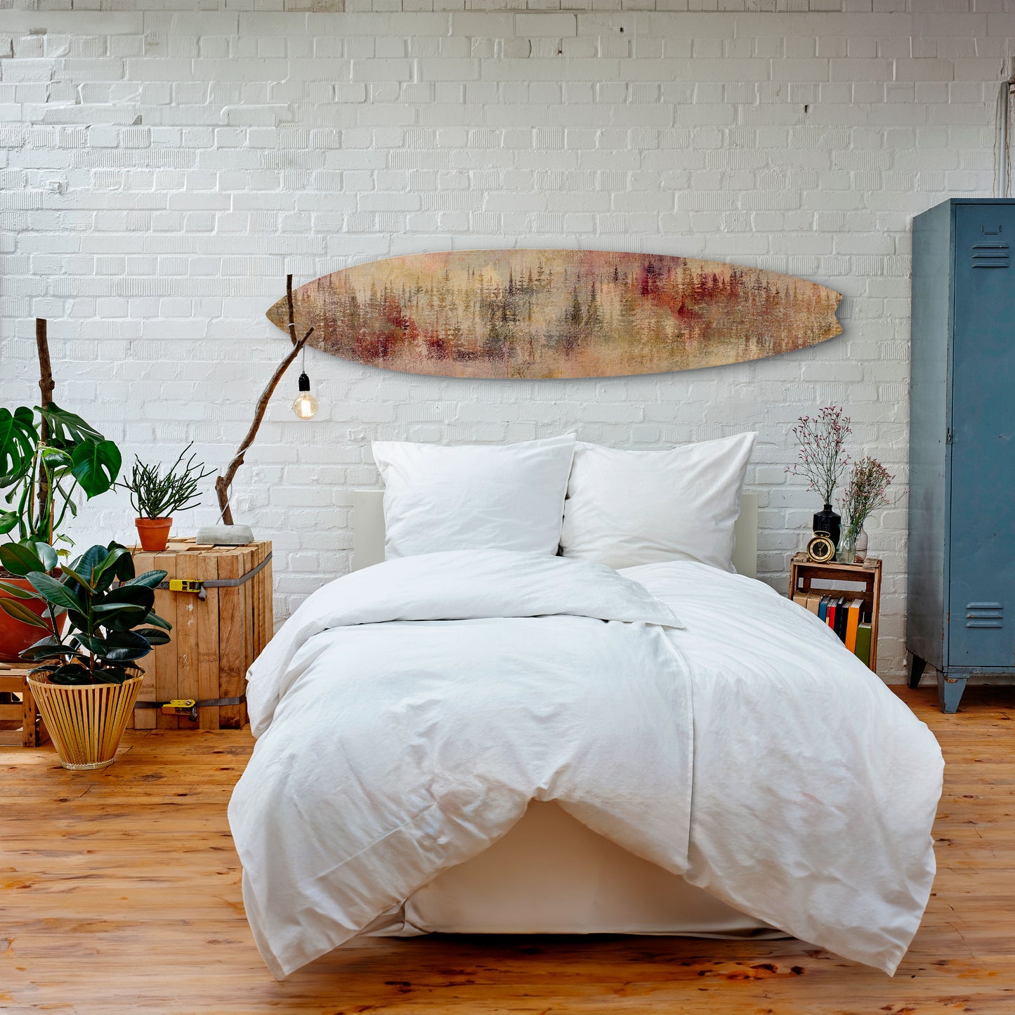 VEILED SUMMIT Decorative Plywood Surfboard