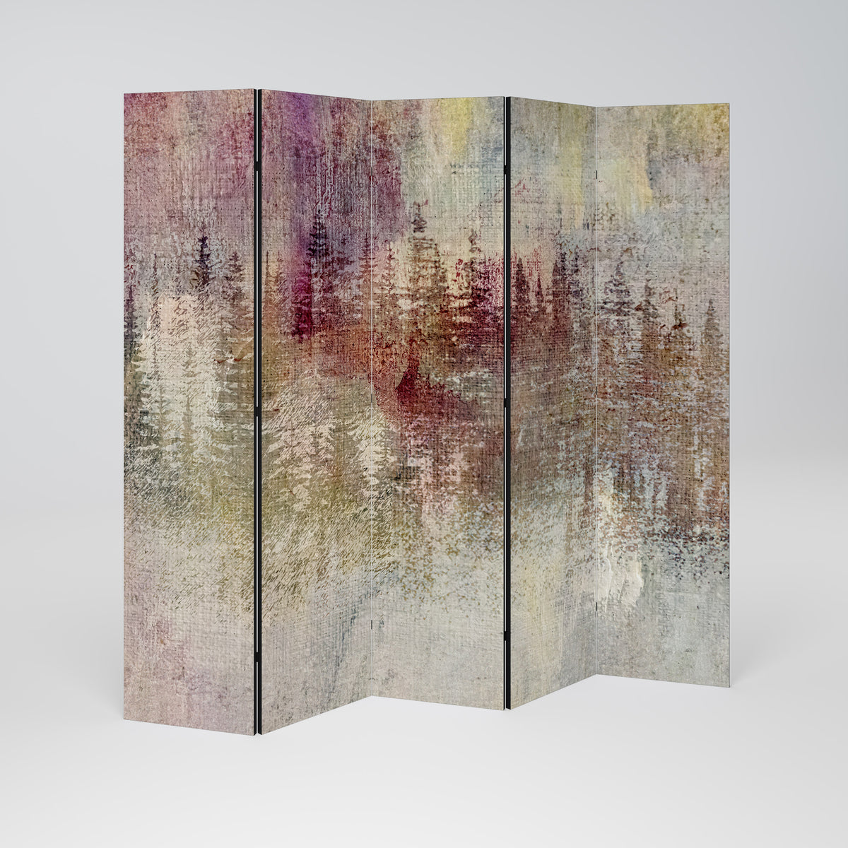 VEILED SUMMIT Decorative 5-Panel Room Divider