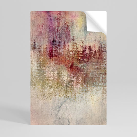 Poster verticale staccabile e attaccabile VEILED SUMMIT