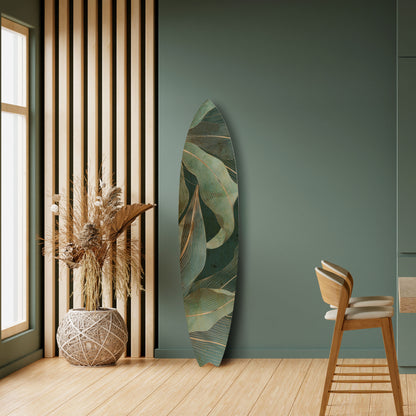 ROYAL GREEN Tavola da surf decorativa in compensato