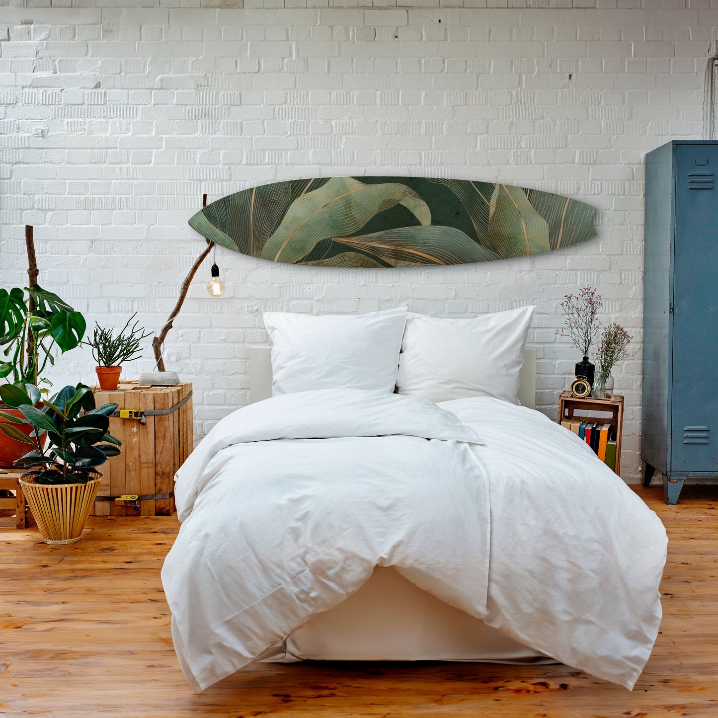 ROYAL GREEN Tavola da surf decorativa in compensato