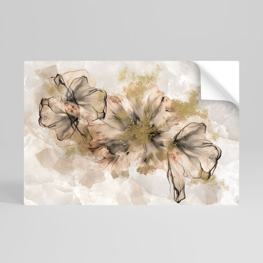 ELEGANZA TRASPARENTE Poster orizzontale staccabile e attaccabile