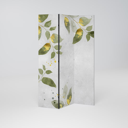 ELEGANT BOTANICS Divisorio decorativo per ambienti a 3 pannelli