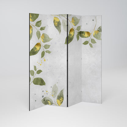 ELEGANT BOTANICS Divisorio decorativo per ambienti a 4 pannelli