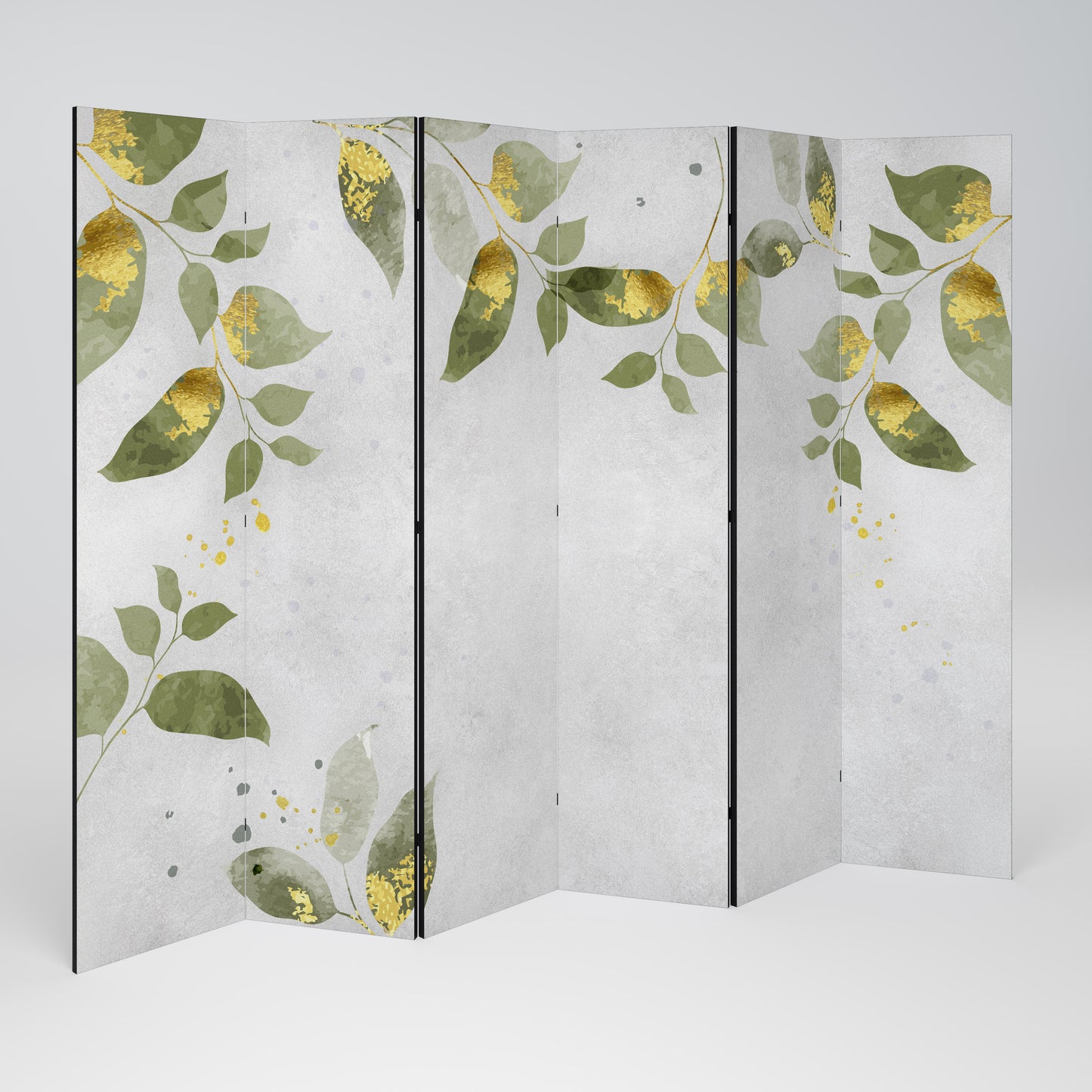 ELEGANT BOTANICS Divisorio decorativo per ambienti a 6 pannelli