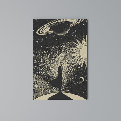 MYSTIC UNIVERSE Stampa su Tela Verticale