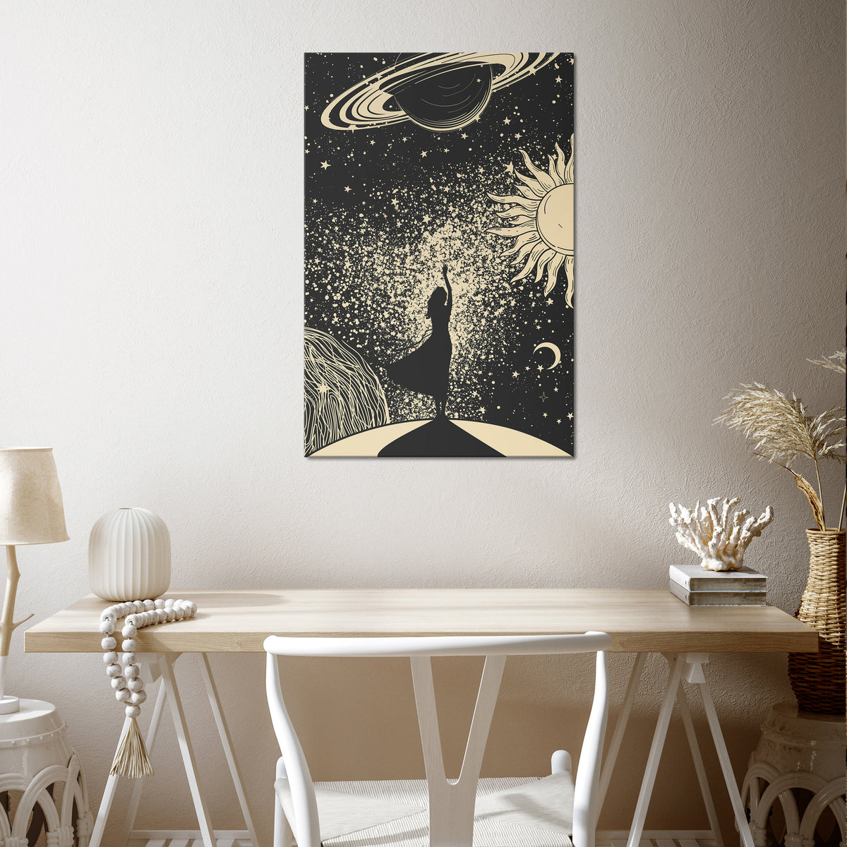 MYSTIC UNIVERSE Stampa su tela verticale