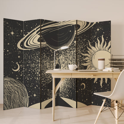 MYSTIC UNIVERSE Divisorio decorativo per ambienti a 6 pannelli
