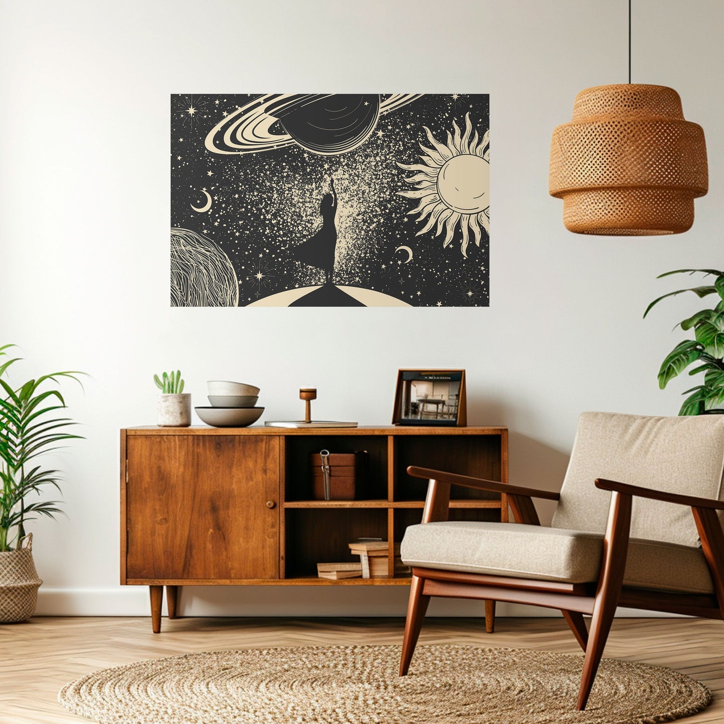 Poster orizzontale staccabile e attaccabile MYSTIC UNIVERSE