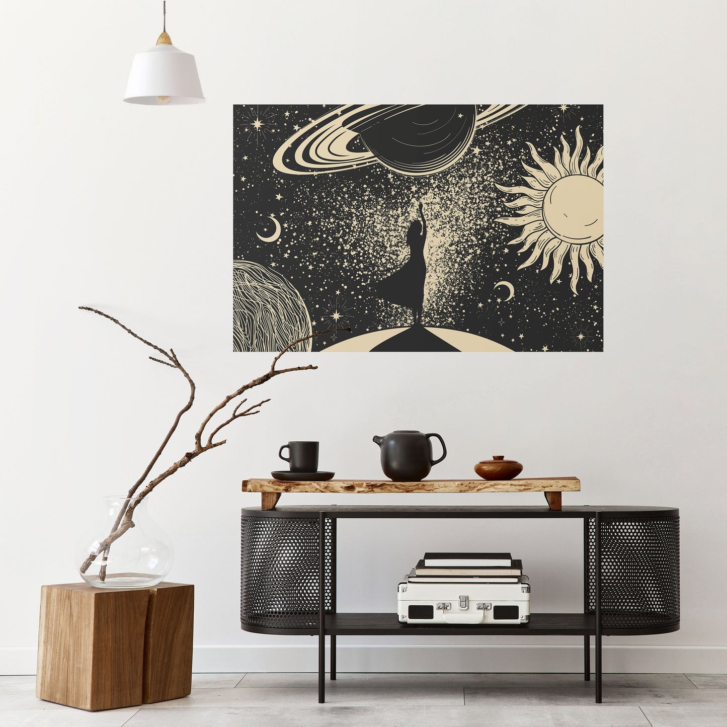 Poster orizzontale staccabile e attaccabile MYSTIC UNIVERSE