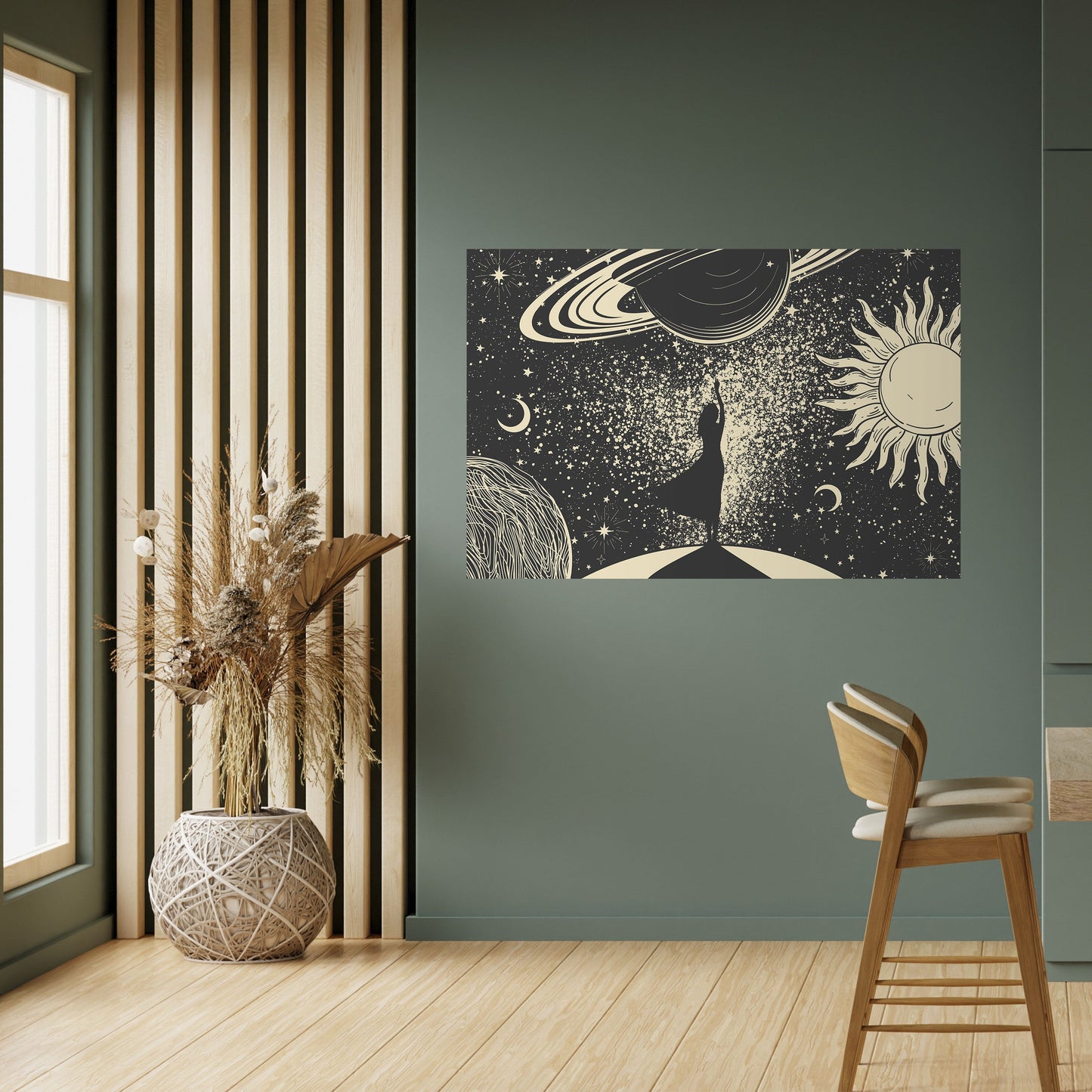 Poster orizzontale staccabile e attaccabile MYSTIC UNIVERSE