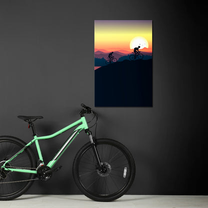 CYCLING HORIZON Stampa su tela verticale
