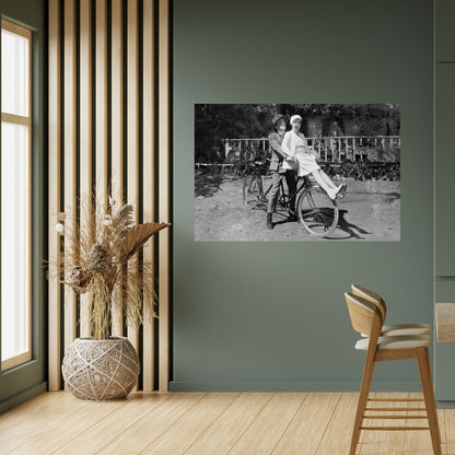 Cavalcando attraverso il tempo Poster orizzontale staccabile e attaccabile