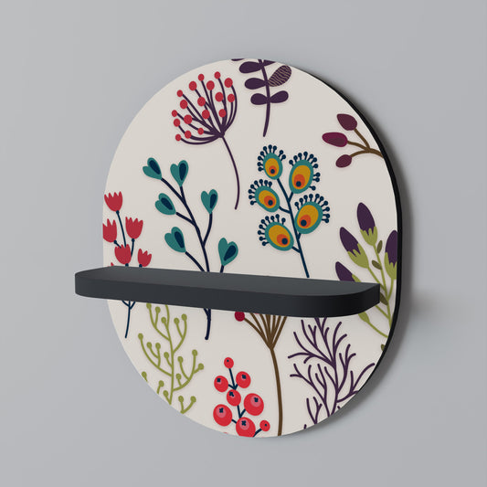 AUTUMN SUNDRIES Mensola ovale per opere d'arte in finitura nera