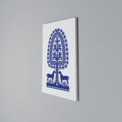 POLISH FOLK ART Stampa su Tela Verticale