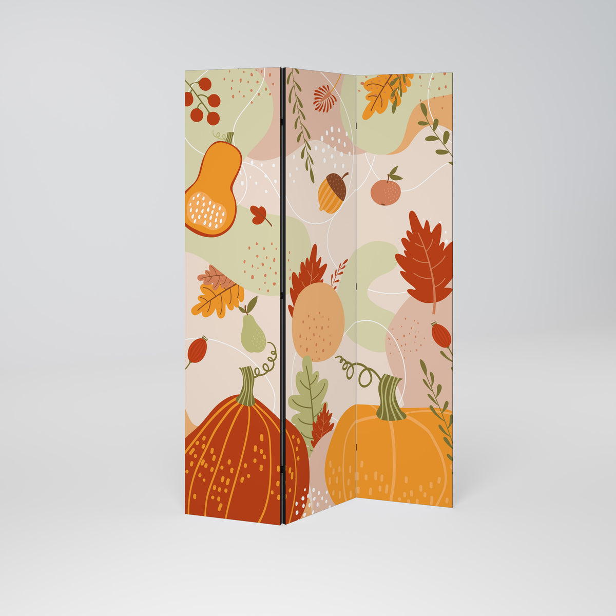HELLO AUTUMN Paravento Decorativo a 3 Pannelli