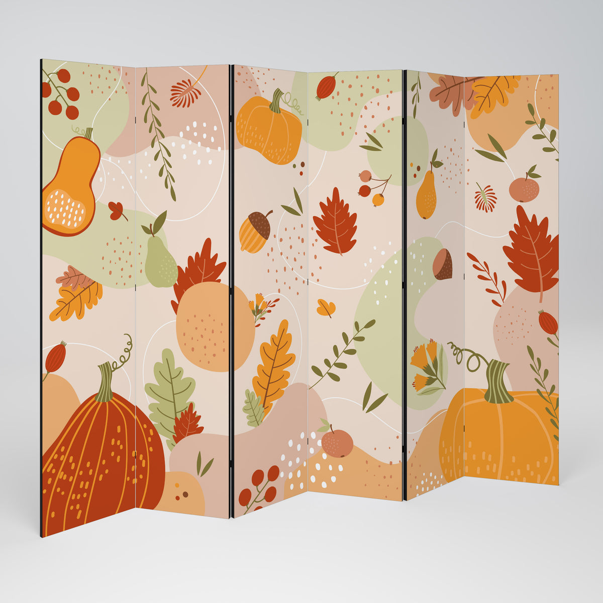 HELLO AUTUMN Paravento Decorativo a 6 Pannelli