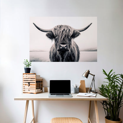 Poster orizzontale staccabile e attaccabile GENTLE GIANT STARE