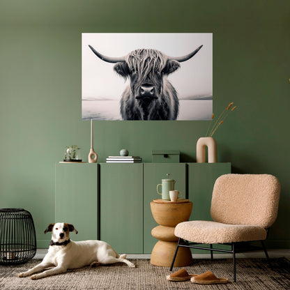 Poster orizzontale staccabile e attaccabile GENTLE GIANT STARE