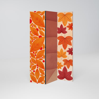 VIBRANTE FALL FOLIAGE - Divisorio decorativo per ambienti a 3 pannelli