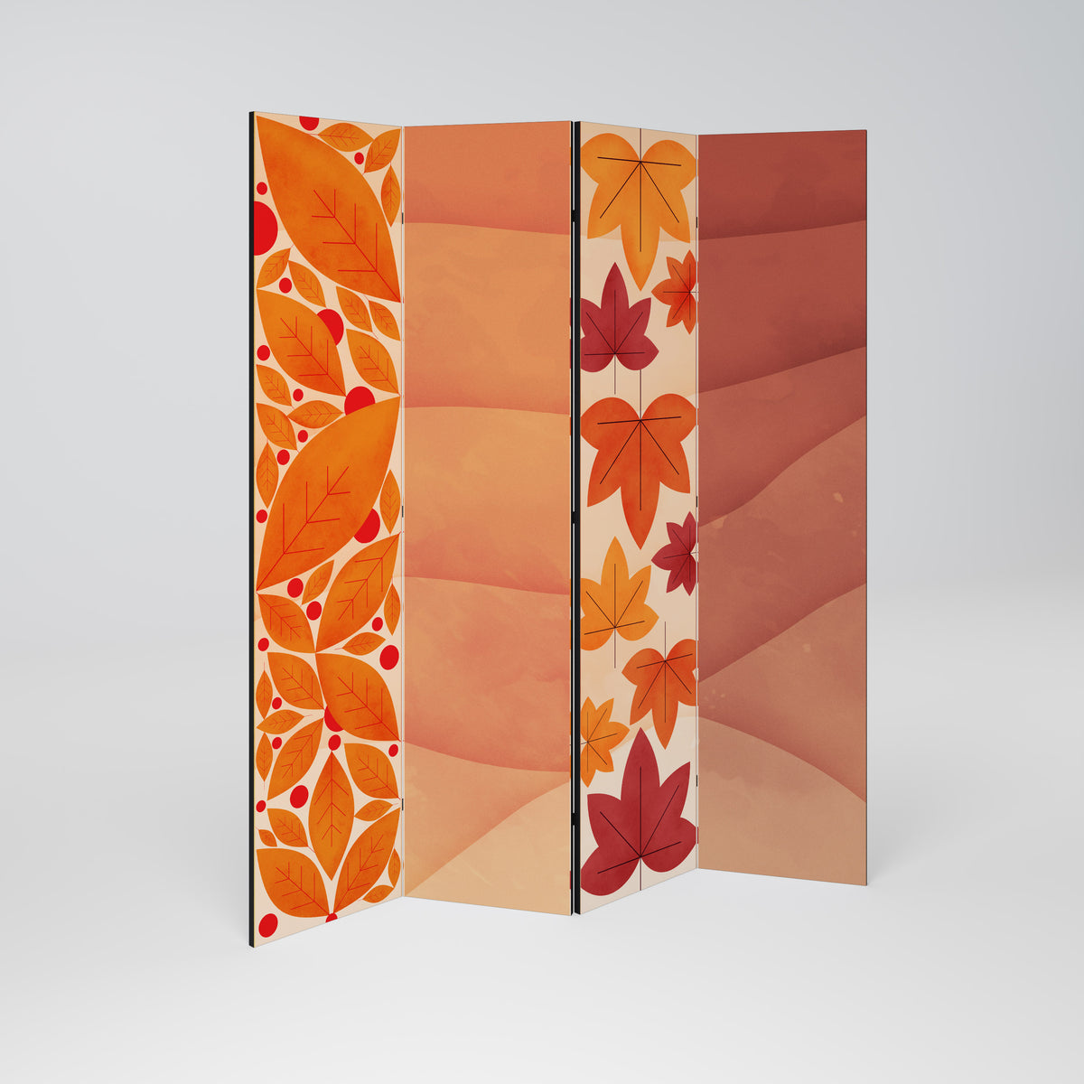 VIBRANT FALL FOLIAGE Paravento Decorativo a 4 Pannelli