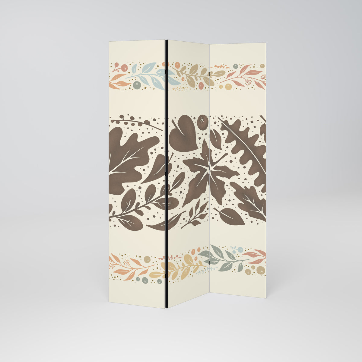 FOLIAGE ROWS Paravento Decorativo a 3 Pannelli