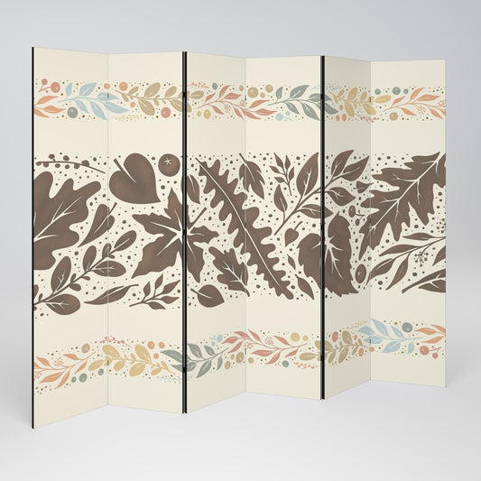 FOLIAGE ROWS Divisorio decorativo per ambienti a 6 pannelli