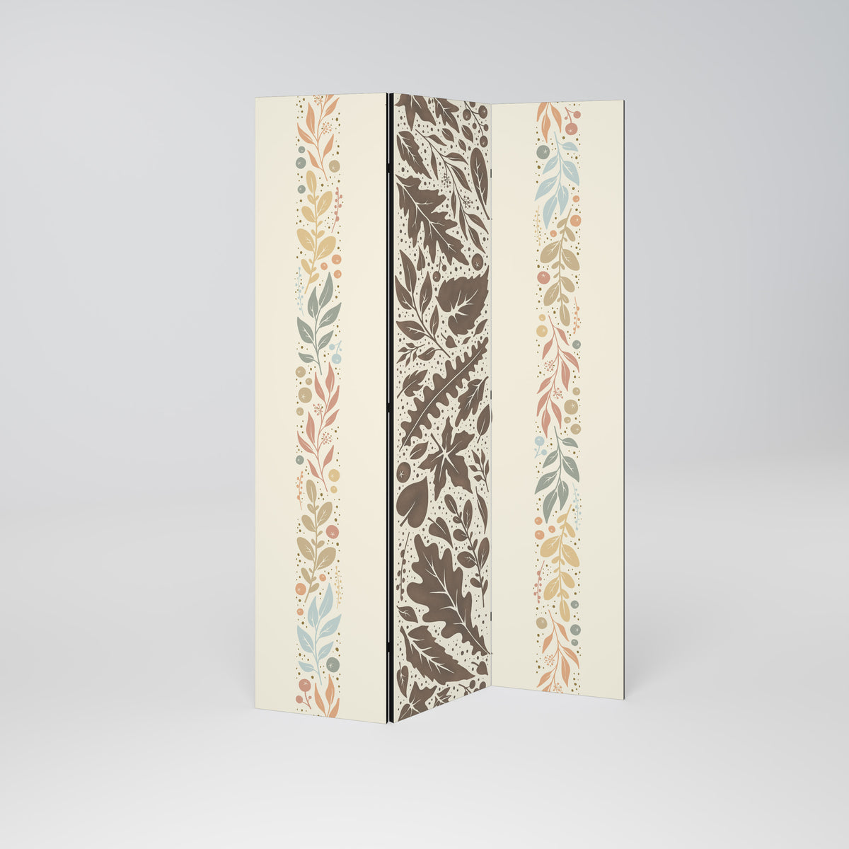 FOLIAGE TALES Decorative 3-Panel Room Divider