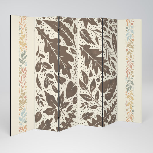 FOLIAGE TALES Divisorio decorativo per ambienti a 6 pannelli