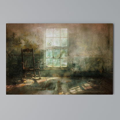 SUNLIT STILLNESS Stampa su tela orizzontale