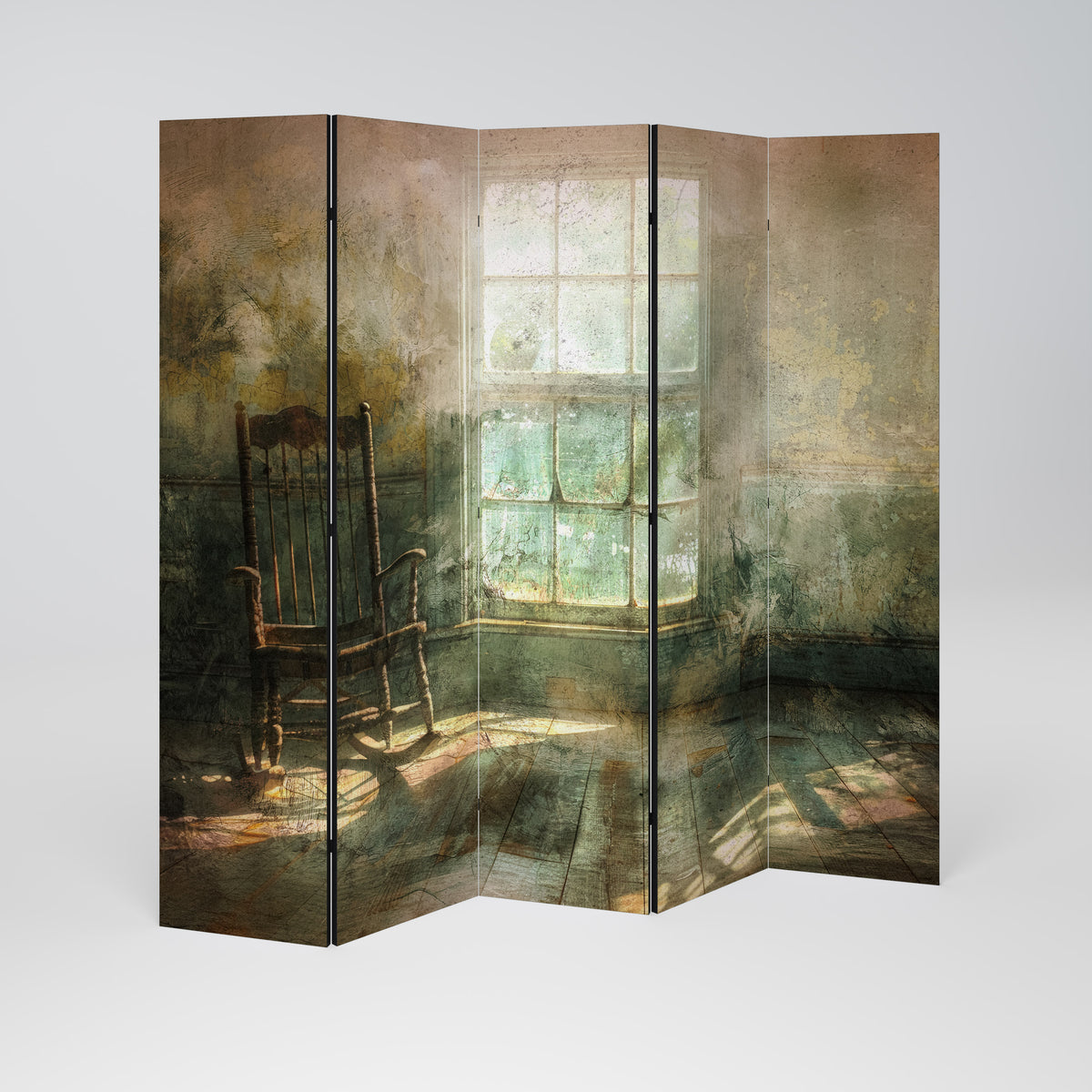 SUNLIT STILLNESS Paravento Decorativo a 5 Pannelli