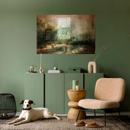 Poster orizzontale staccabile e attaccabile SUNLIGHT STILLNESS