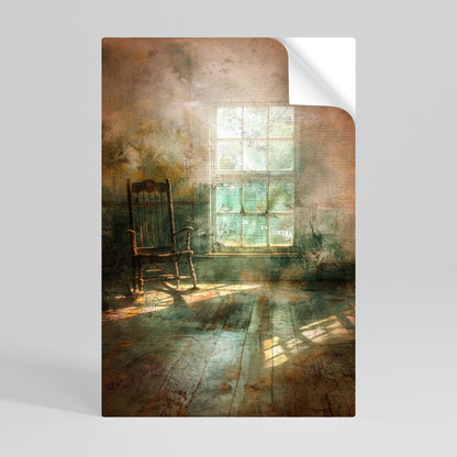 Poster verticale staccabile e attaccabile SUNLIGHT STILLNESS