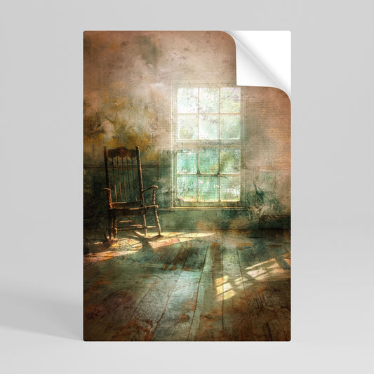 Poster verticale staccabile e attaccabile SUNLIGHT STILLNESS
