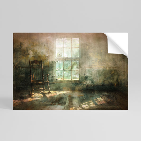 Poster orizzontale staccabile e attaccabile SUNLIGHT STILLNESS
