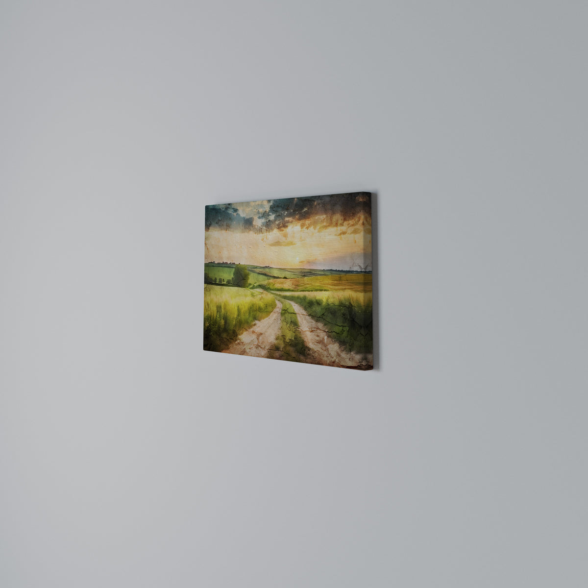 SUNSET PATH Stampa su tela orizzontale